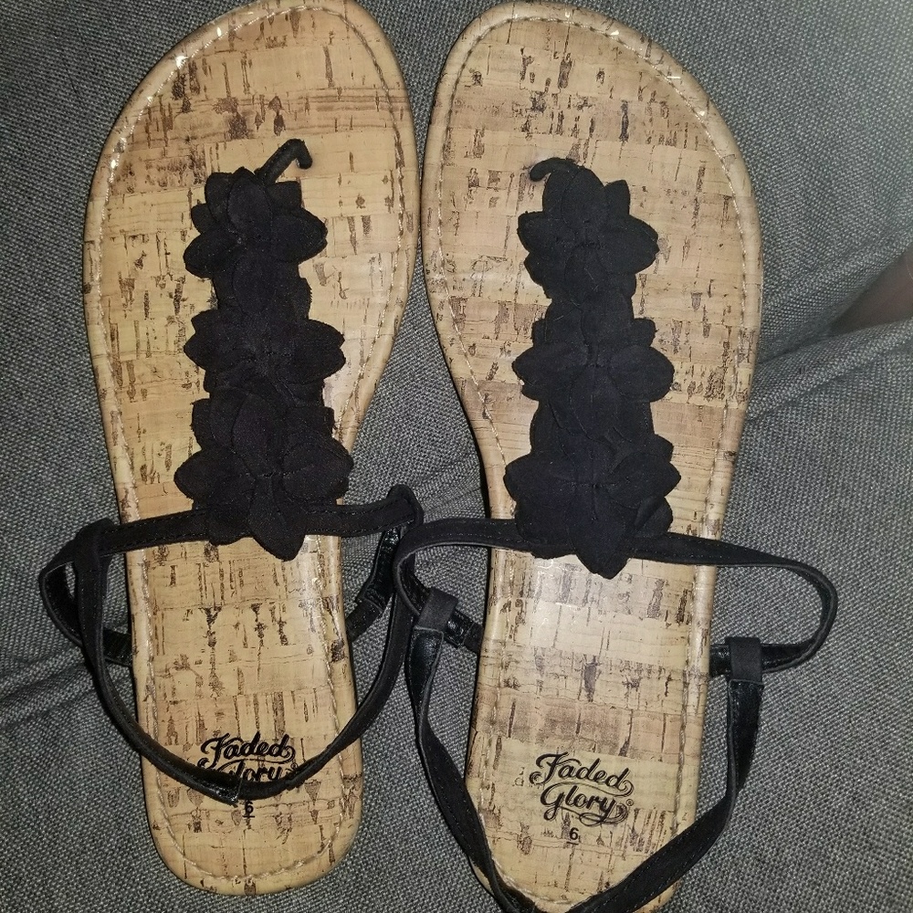 Black sandals